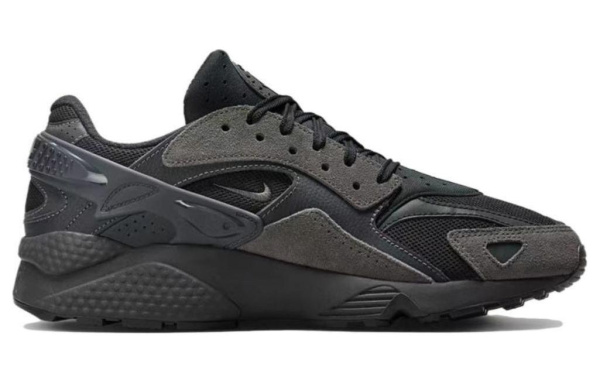 Nike Air Huarache Low Топ Повседневные Городские Кроссовки для Коммутирования и Беговые Кроссовки Унисекс Черные