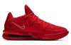 Nike Lebron 17 Амортизация Противоскользящие Низкие Баскетбольные Кроссовки Мужские Золото Красный Азиатская Версия