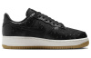 Nike Air Force 1 'Черный Ostrich' Низкие Кроссовки для скейтбординга Женские Черные