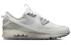 Nike Air Max 90 Устойчивые к истиранию Низкие Повседневные Беговые Кроссовки Мужские Белые Серые
