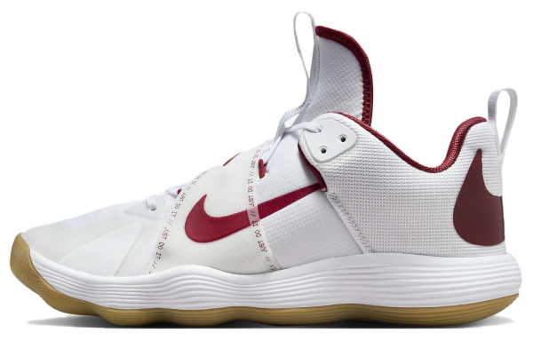 Nike React HyperSet LE противоскользящие устойчивые к истиранию низкие баскетбольные кроссовки унисекс белые