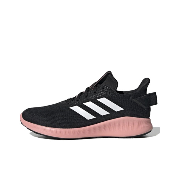 Adidas SenseBounce+ Уличная низкая беговая обувь для женщин черный розовый