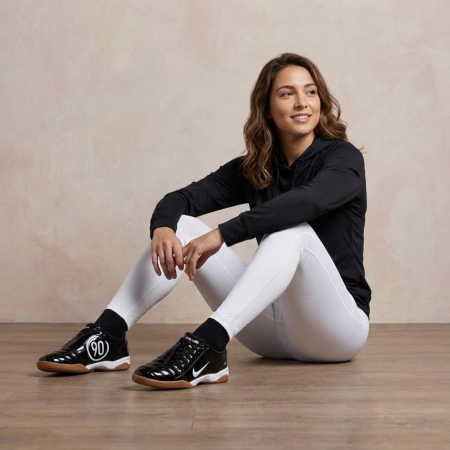Nike Total 90 IIl Женские футбольные бутсы устойчивые к истиранию черные
