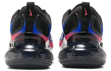Nike Air Max 720 Low Топ Воздушная Подушка Марафон Беговые кроссовки Унисекс Красный Синий Градиент