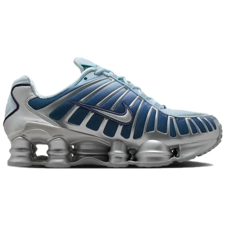 Nike Shox TL Series Текстиль Синтетическая кожа Детские повседневные кроссовки Светло-синий Унисекс