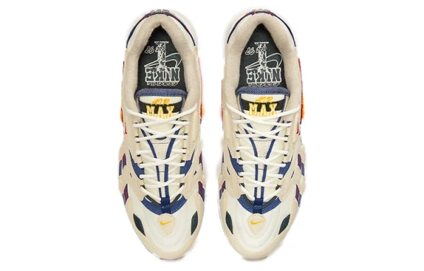 Nike Air Max 96 Low Топ Амортизирующая Обувь для Беговых Тренировок Унисекс Экрю