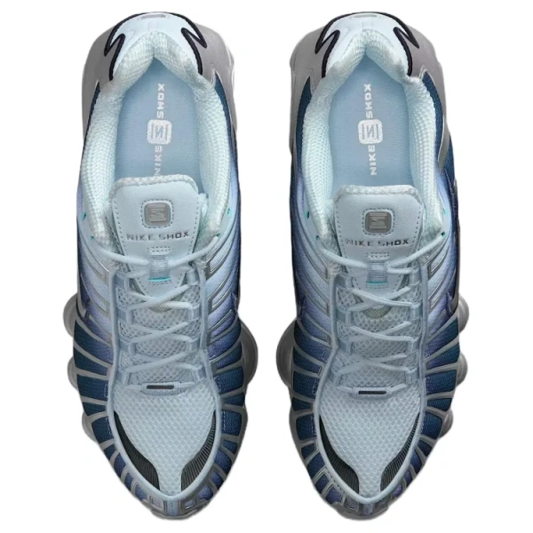 Nike Shox TL Series Текстиль Синтетическая кожа Детские повседневные кроссовки Светло-синий Унисекс