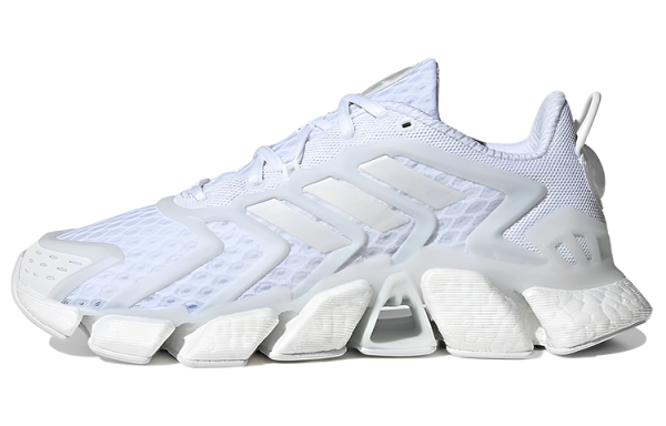 Adidas Climacool Boost Текстиль TPU Дышащий Низкий Верх Беговые кроссовки Унисекс Синий Белый