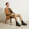 Nike Air Force 1 Скейтборд Кроссовки Мужские Черные Коричневые