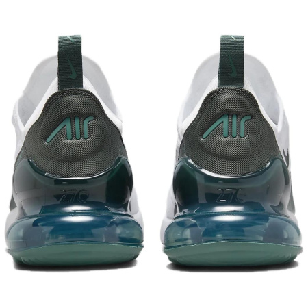 Nike Air Max 270 Low Беговые кроссовки для женщин белые и зеленые