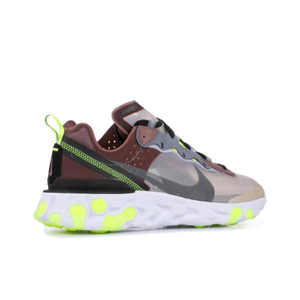 Nike React Element 87 Сетка Текстиль Синтетическая кожа Амортизация Противоскользящий Устойчивый к истиранию Легкий