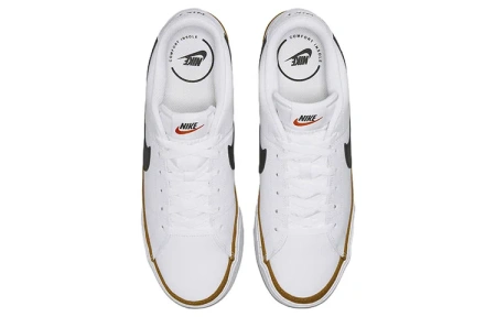 Nike Court Legacy Кожа Удобные Противоскользящие Устойчивые к Износу Легкие Низкие Кроссовки для Скейтбординга Мужские