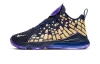 Nike Lebron 17 AS Поддержка MID Баскетбольные кроссовки для детей темно-синие для детей в возрасте 3-7 лет