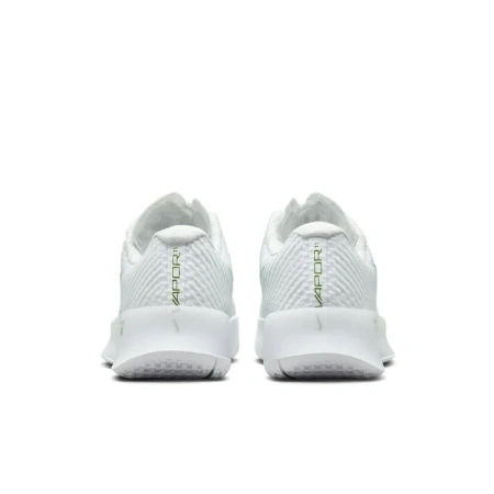 Nike Air ZOOM VAPOR 11 Artificial Leather Низкие Кроссовки для Тениса Женские Белый Зеленый