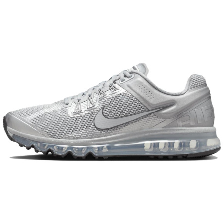 Nike Air MAX 2013 Амортизация Устойчивость к истиранию Поддержка Низкие Кроссовки для бега Унисекс Серебряный