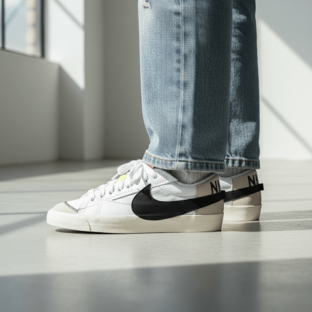 Nike Blazer '77 JUMBO противоскользящие устойчивые к истиранию легкие кроссовки для скейтбординга с низким верхом