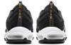 Nike Air Max 97 Легкий Low Топ Беговые кроссовки Унисекс Черный Золотой