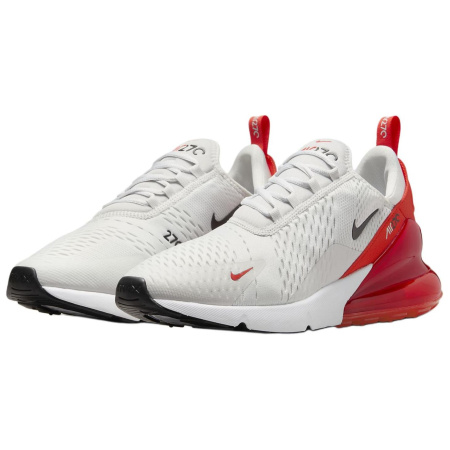 Nike Air Max 270 Low Топ Повседневные Беговые Кроссовки Мужские Белые Красные