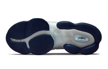 Nike Lebron 19 Space Jam High Топ Детские Баскетбольные Кроссовки Серебристо-Серый Синий