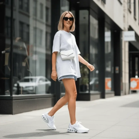 Nike Air Max DN Устойчивая к истиранию Низкая Повседневная Обувь Женская Белая