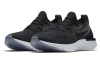 Nike Epic React Flyknit 1 Противоскользящие Низкие Кроссовки для Беговых Занятий Детские Черные Подростковые