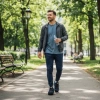 Nike Air Max 98 Low Топ Амортизирующие кроссовки для марафона Мужские Черный Синий Красный