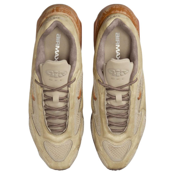 Nike Air Max Muse Slip-Resistant Abrasion-Resistant Низкие Повседневные Беговые Кроссовки для Женщин Хаки