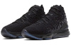 Nike Lebron 17 Черный Warrior MID Топ Air Zoom Баскетбольные кроссовки для игры Мужской Черный Азиатская версия