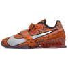 Nike Romaleos 4 противоскользящие устойчивые к истиранию низкие кроссовки для тренировок унисекс оранжевые