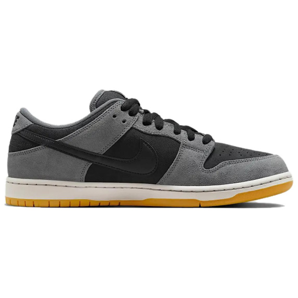 Nike Dunk SB противоскользящие устойчивые к истиранию низкие скейтбординговые кроссовки унисекс серо-черные