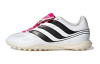 Adidas Precision.3 Амортизация Износостойкие Низкие Футбольные бутсы Белый Черный Красный Детские