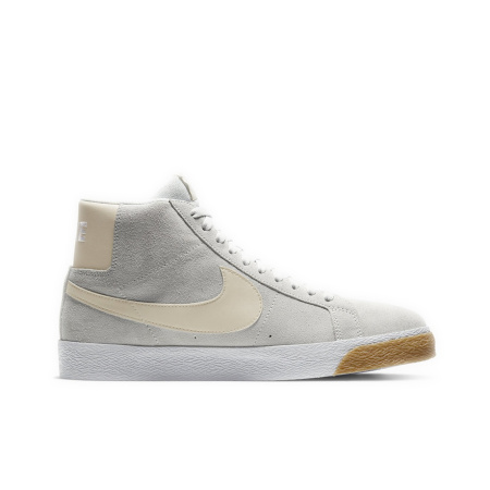Nike Blazer SB 'Крем Gum' Удобные противоскользящие легкие кроссовки для скейтбординга MID Мужские Серые