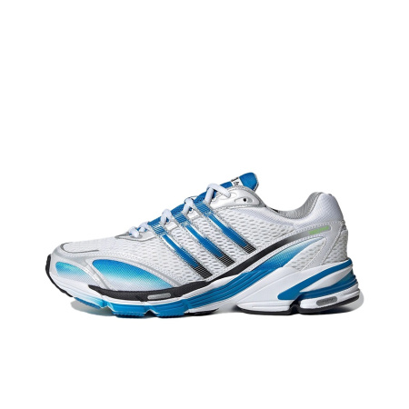 Adidas SUPERNOVA CUSHION 7 Амортизаторы Противоскользящие Устойчивые к истиранию Низкий Топ Беговые кроссовки Унисекс Белый Синий