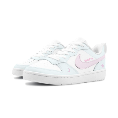 Nike Court Borough 2 Солнечный день Сладкий Звезда Кожа Амортизация Устойчивость к истиранию Противоскользящий