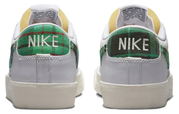 Nike Blazer кожа низкий топ скейтборд обувь мужская белая зеленая