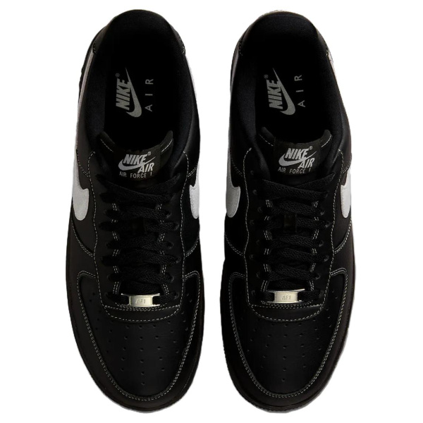 Nike Air Force 1 Low Топ Скейтборд Кроссовки Унисекс Черные