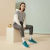 Nike Air Max 90 Раздельная замша Низкий топ Повседневные беговые кроссовки Женские Озерный зеленый