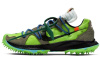 OFF Белый X Nike Air Zoom Terra Kiger 5 Дышащие Низкие Кроссовки для Трейла Женские Серый Зеленый