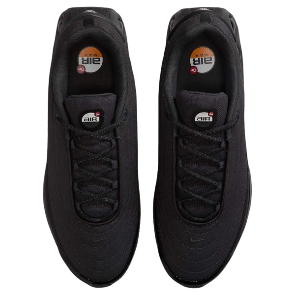 Nike Air Max DN Устойчивые к истиранию Низкие Беговые кроссовки Мужские Черные