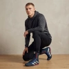 Adidas Box Hog 4 Удобная противоскользящая высокая обувь для бокса унисекс черного и серебряного цвета