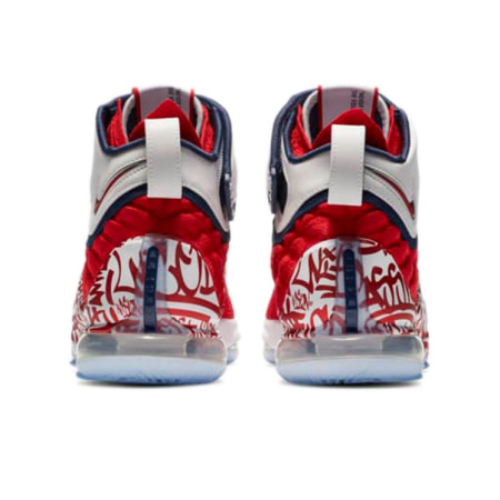 Nike Lebron 17 EP 'Граффити Remix' Граффити Амортизация Противоскользящий Устойчивый к истиранию Верх MID