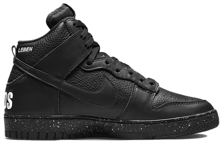 Nike Dunk High 'CHAOS' Удобные высокие кроссовки для скейтбординга унисекс черно-белые