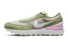 Nike Waffle One Кожа Дышащий Низкий Топ Детские Лайфстайл Кроссовки Зеленый Розовый