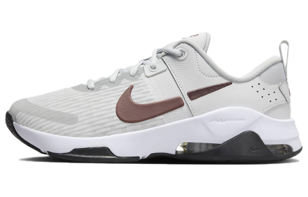 Nike Zoom Bella 6 Устойчивые к истиранию Дышащие Низкие Кроссовки для тренировок Женские Серые