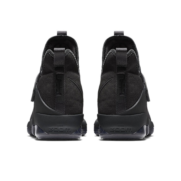 Nike Lebron 14 LMTD EP Non Slip Легкий MID Топ Баскетбольные кроссовки для игры Мужской Чисто черный