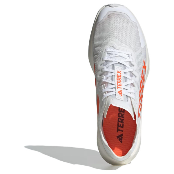 Adidas TERREX AGRAVIC SPEED Противоскользящие Износостойкие Низкие Беговые кроссовки Мужские Белый Оранжевый