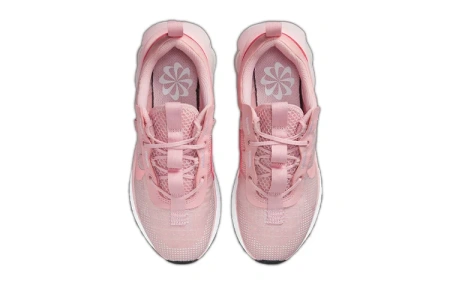 Nike Air Max 2021 Сетка Амортизация Износостойкие Низкие Кроссовки для Беговых Занятий Детские Розовые Вишневые