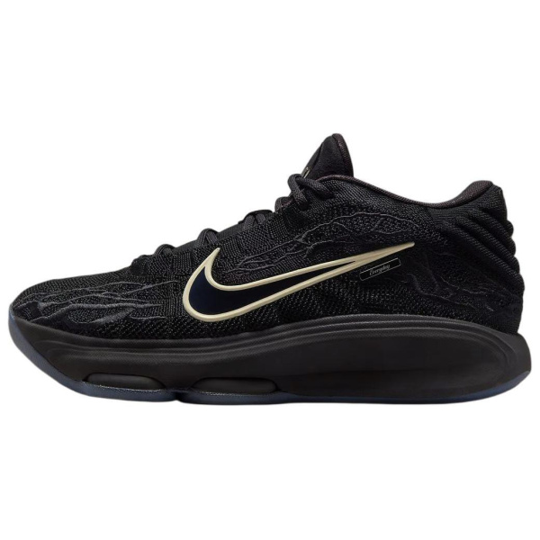 Nike GT Hustle 3 Противоскользящие Устойчивые к истиранию Низкие Баскетбольные кроссовки Мужские Черные