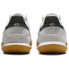 Nike Streetgato Искусственный Шипы Противоскользящие Устойчивые к Износу Футбольные бутсы Унисекс Белый Серый