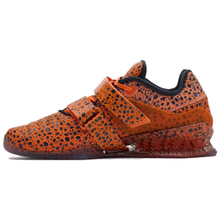 Nike Romaleos 4 противоскользящие устойчивые к истиранию низкие кроссовки для тренировок унисекс оранжевые